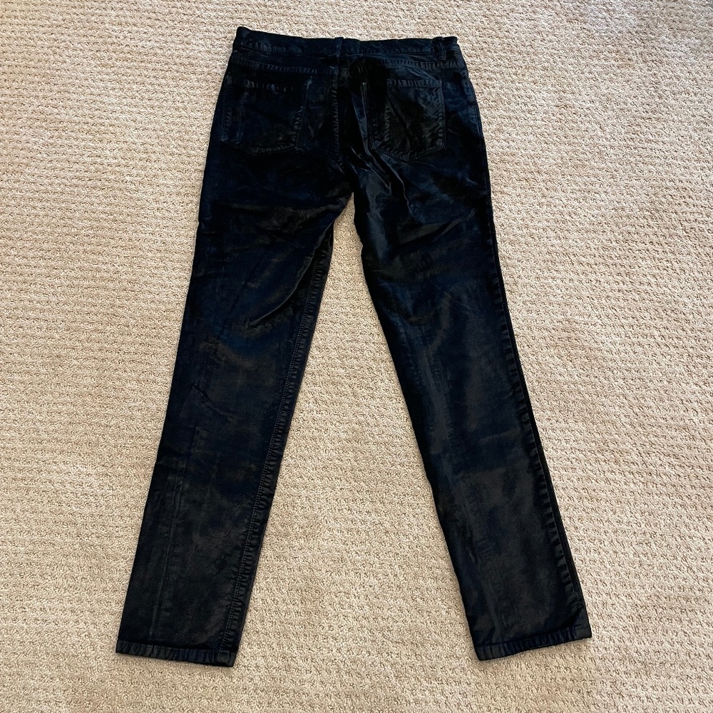 Black velvet London Jeans pants size 6.
